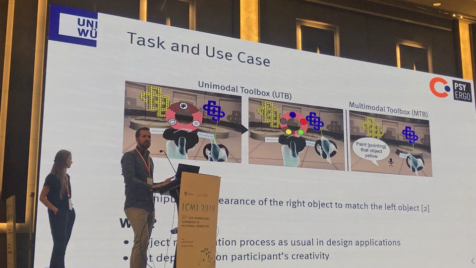 MMI: Multimodal Interaction in Virtual Reality using Speech and Gestures